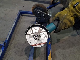 Steel profiles cutting